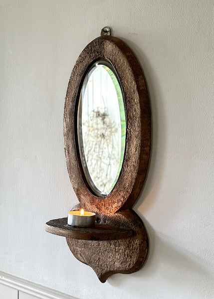 Pair of Mirror Wall Sconces