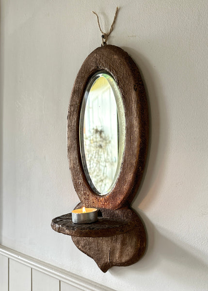 Pair of Mirror Wall Sconces