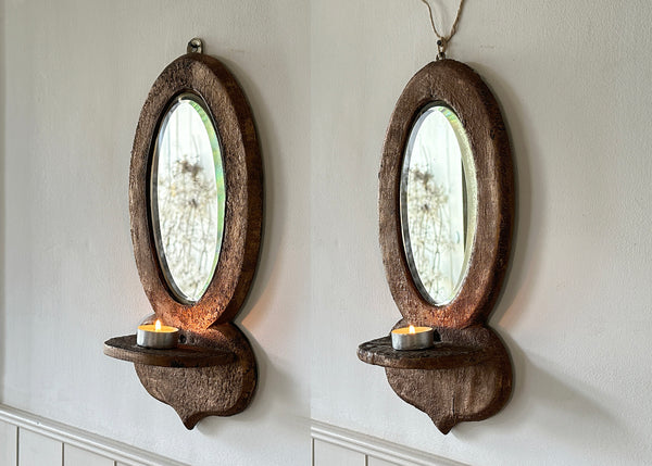Pair of Mirror Wall Sconces
