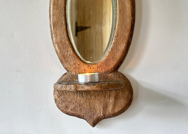 Pair of Mirror Wall Sconces