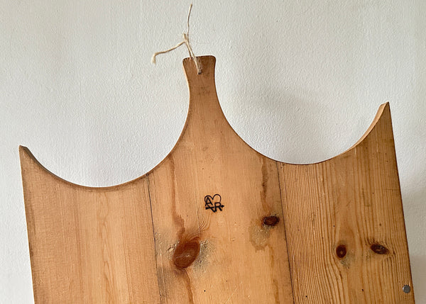 Carved Spoons in Hanging Rack