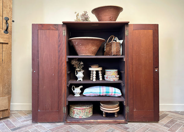 Mahogany Linen Cupboard