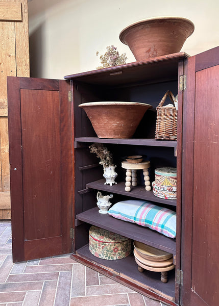 Mahogany Linen Cupboard