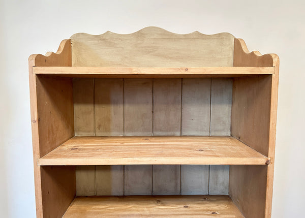 Pine Bookcase with Drawers