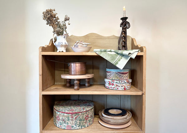 Pine Bookcase with Drawers