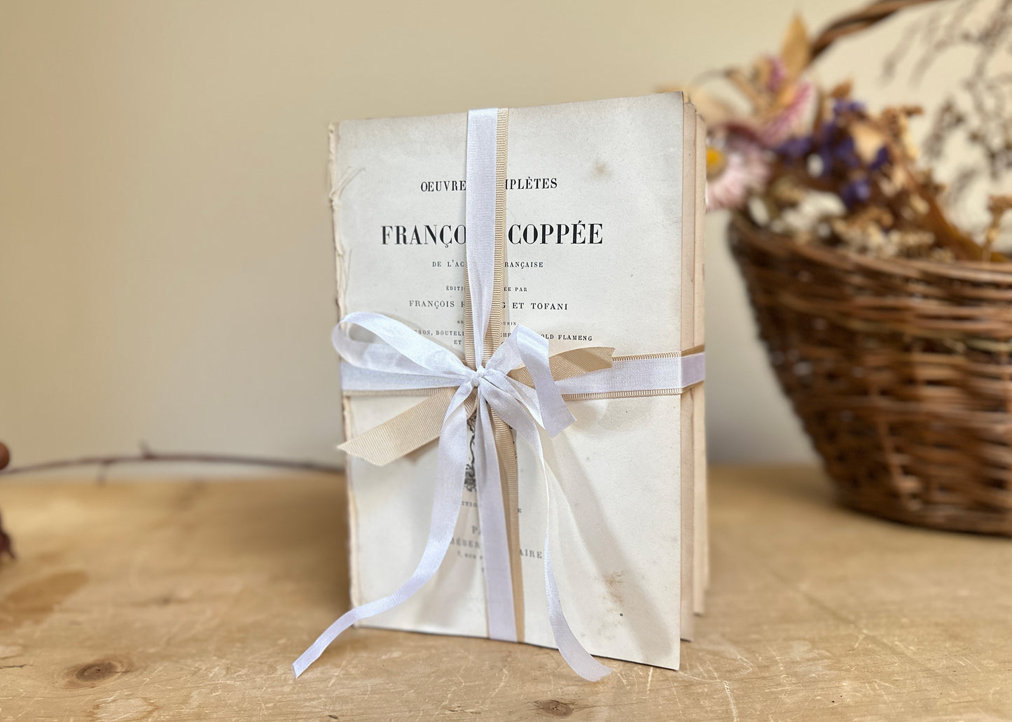 x3 French Paper Book Bundle