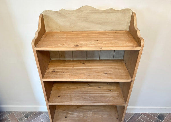 Pine Bookcase with Drawers