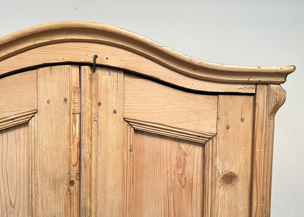 Antique Pine Cabinet, Carved Witches Mark