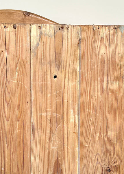 Antique Pine Cabinet, Carved Witches Mark