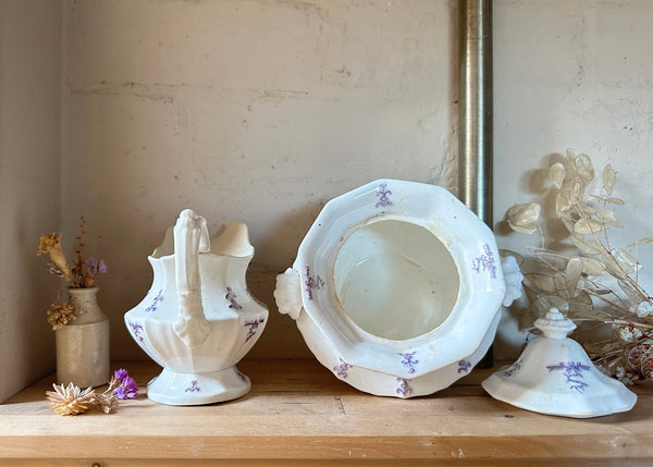 Sugar Pot & Creamer- Adderly Chelsea