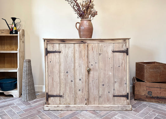 Pitch Pine Housekeepers Cupboard