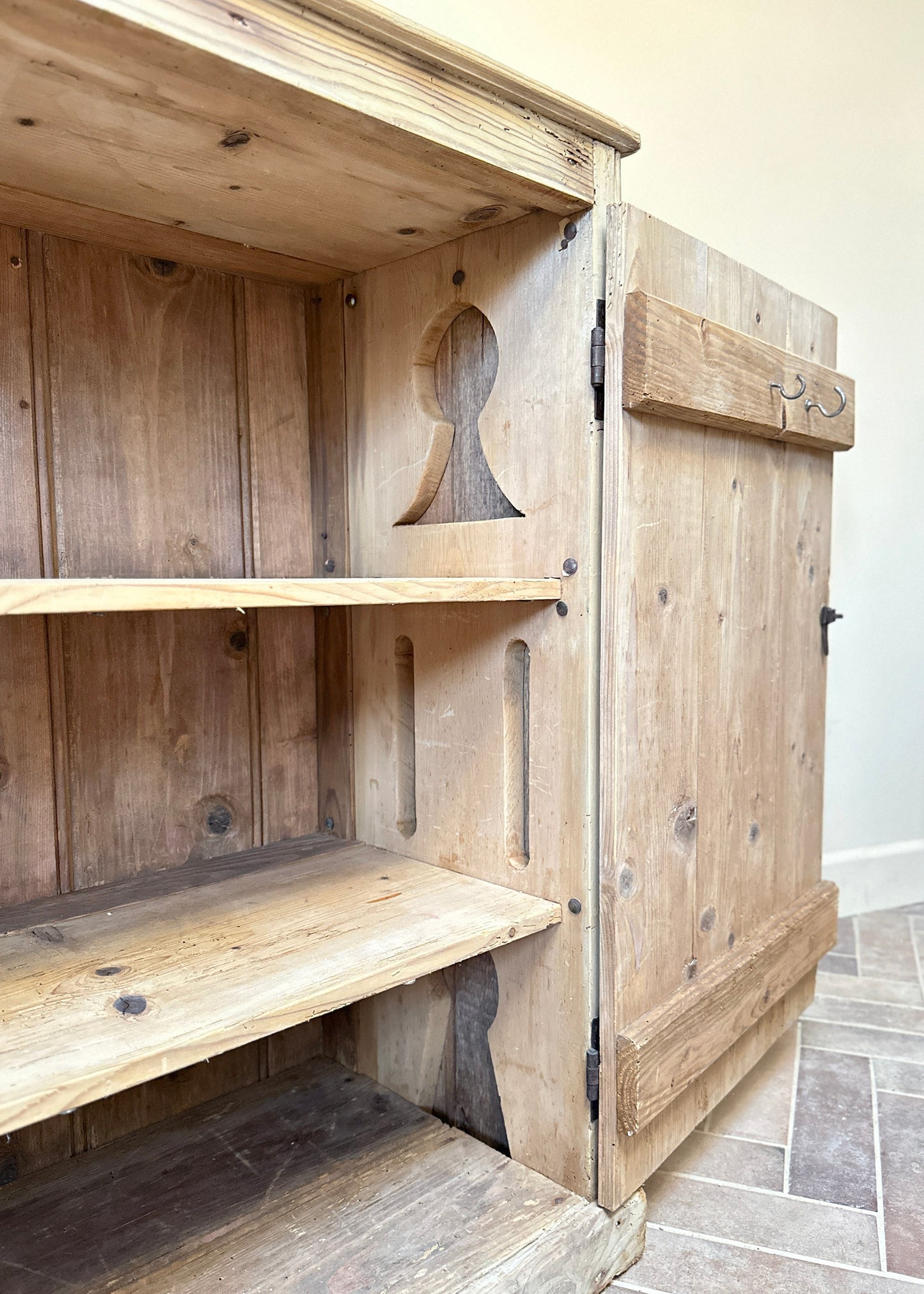 Pitch Pine Housekeepers Cupboard