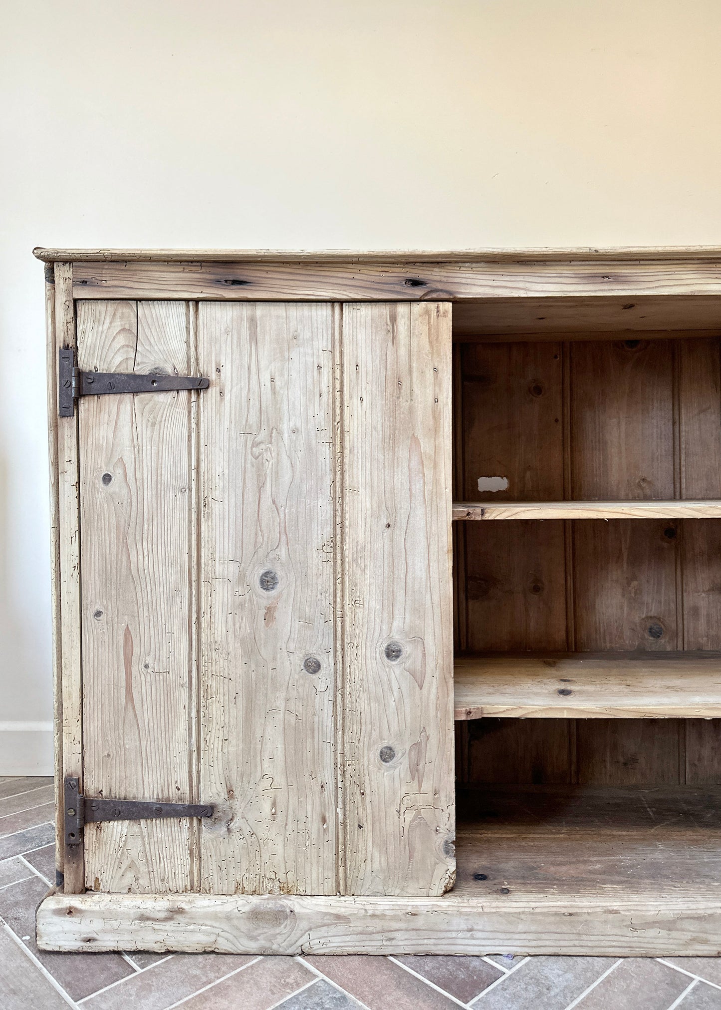 Pitch Pine Housekeepers Cupboard