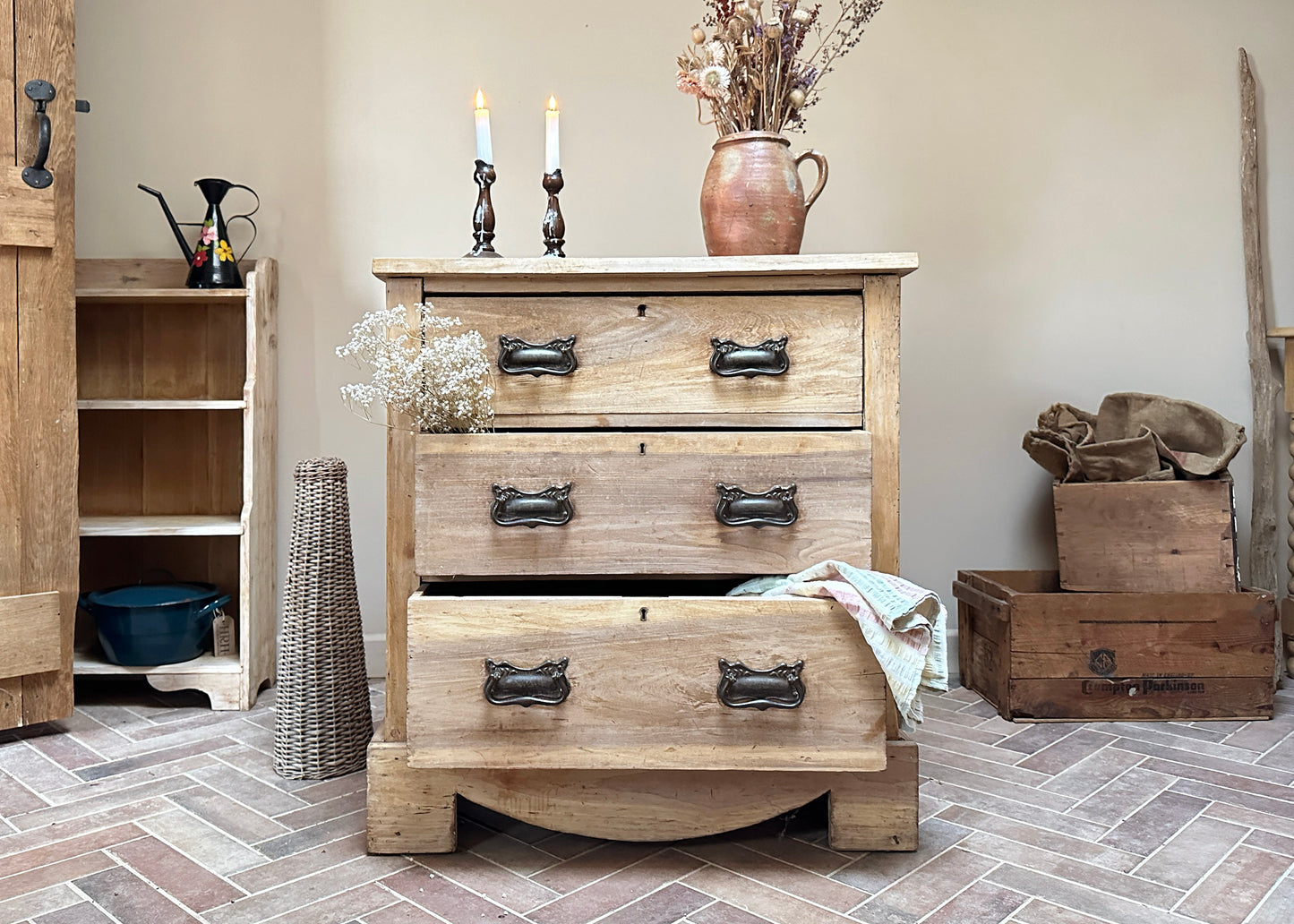 Antique Satinwood Drawers