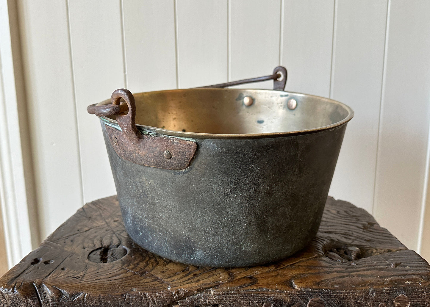 Heavy Brass Preserve Pan