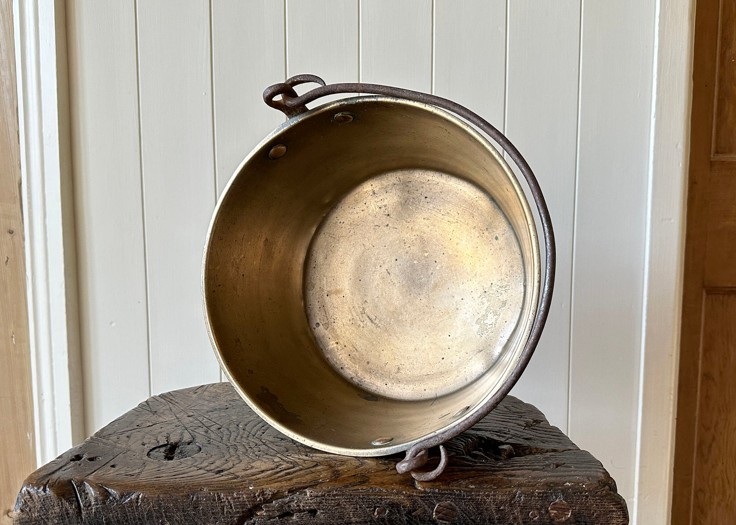 Heavy Brass Preserve Pan