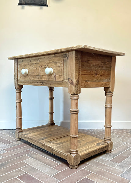 Rustic Pine Drapers Table