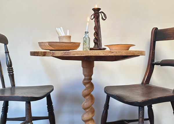 Pine Barley Twist Table