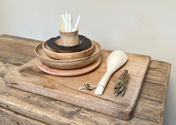 Hand Turned Beech Platter - Made by Alan
