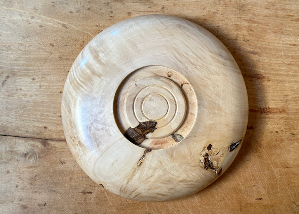 Hand Turned Sycamore Bowl - Made by Alan