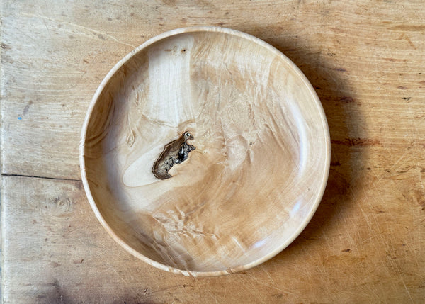 Hand Turned Sycamore Bowl - Made by Alan