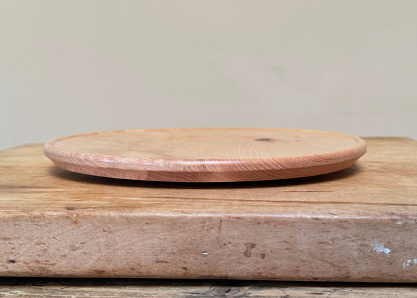 Hand Turned Beech Platter - Made by Alan