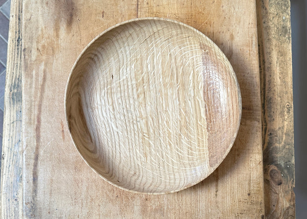 Hand Turned Oak Bowl - Made by Alan