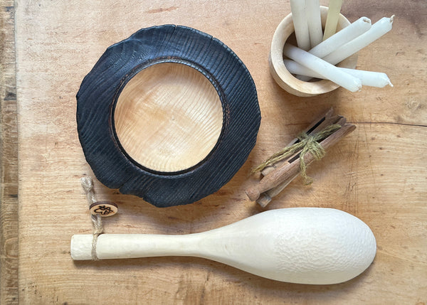 Hand Turned Ash Bowl - Made by Alan