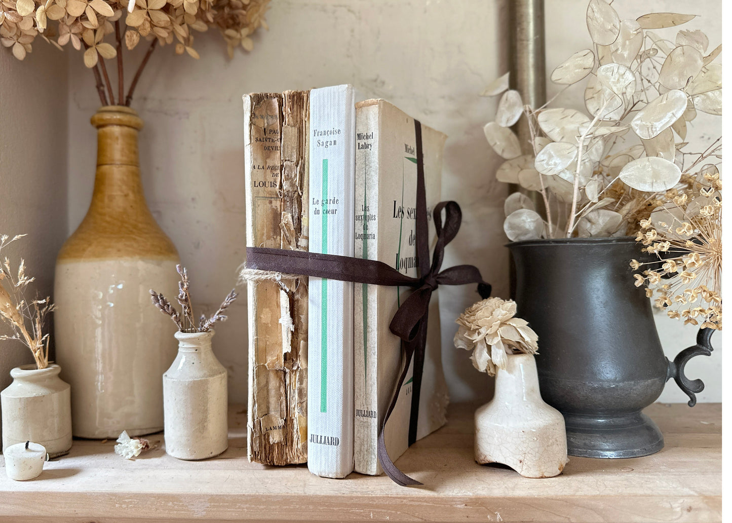 3 Antique French Books