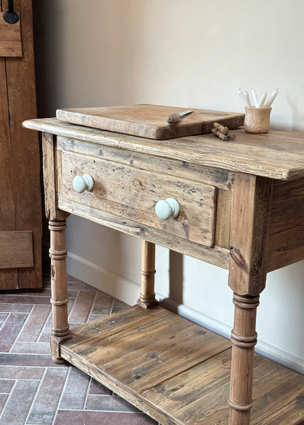 Rustic Pine Drapers Table