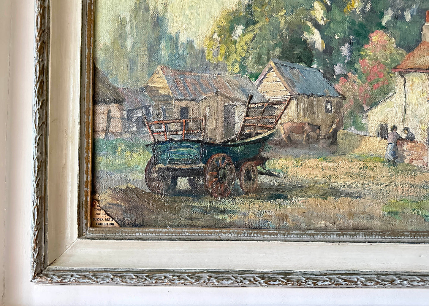 Farm House Oil Painting