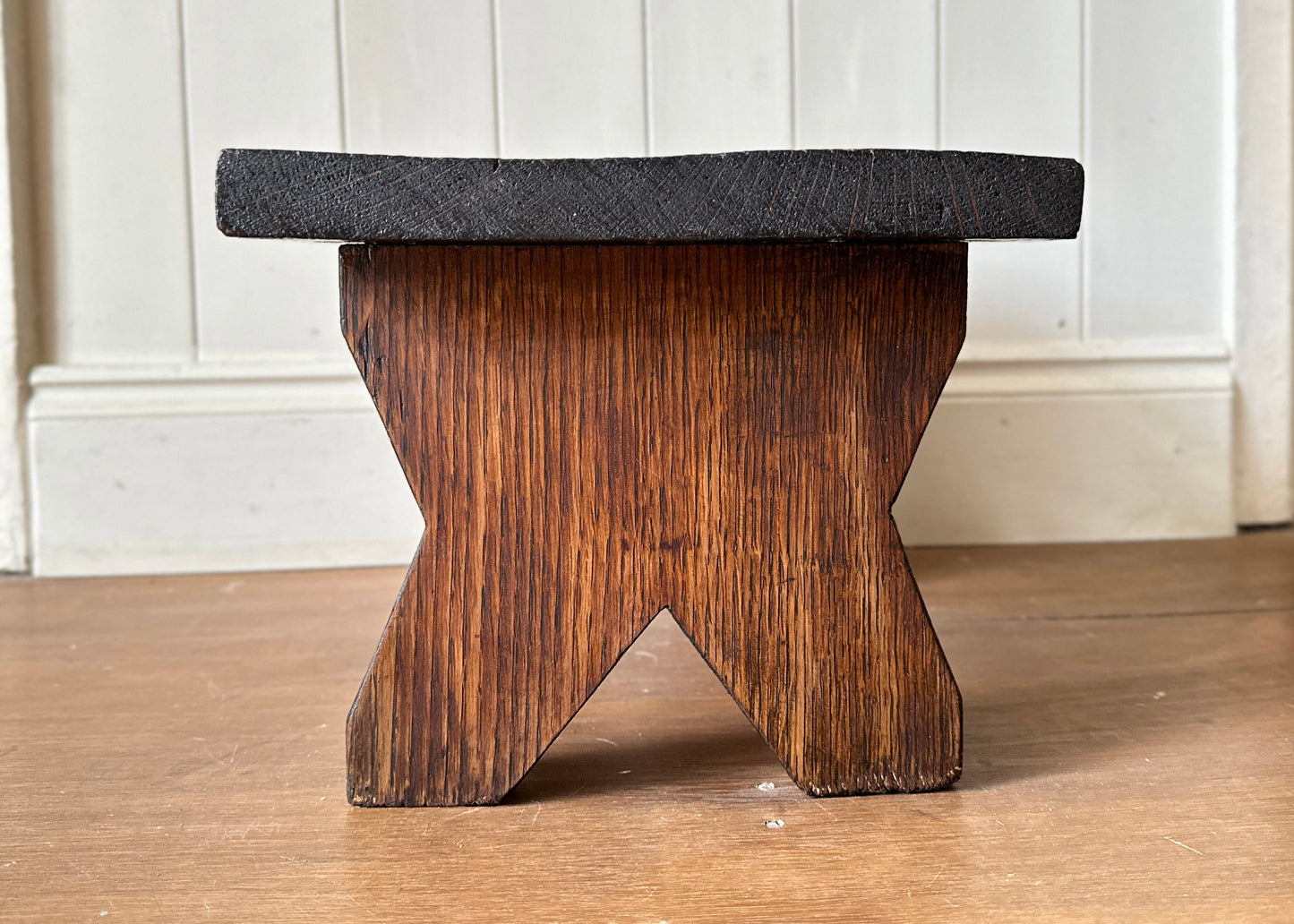 Carved Oak Foot Stool