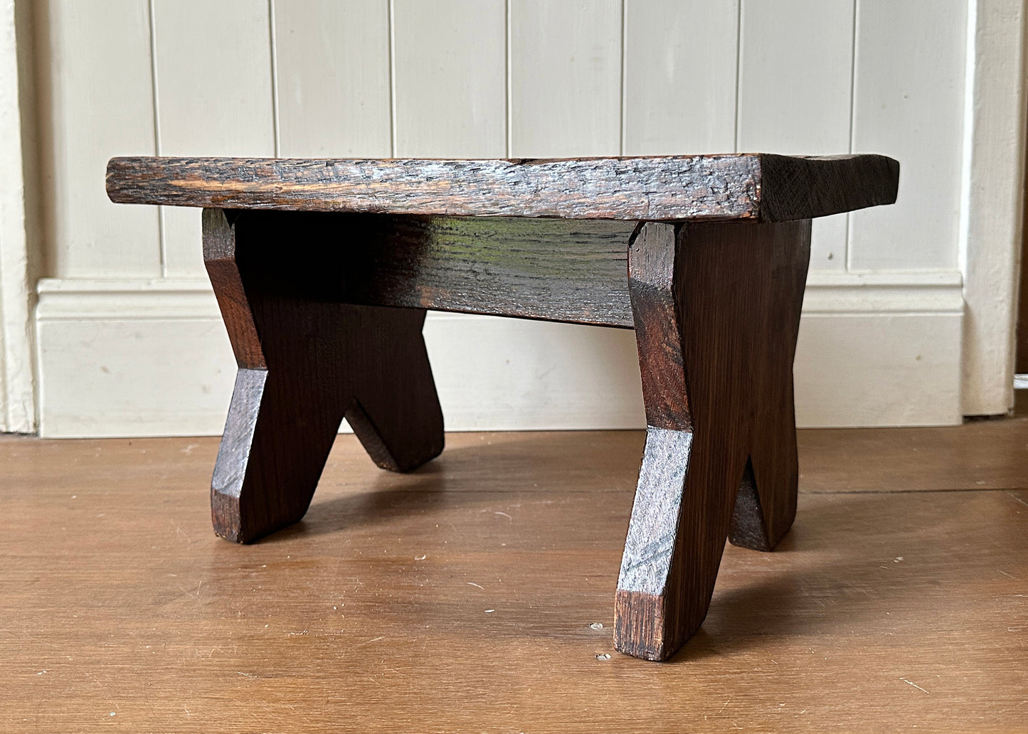 Carved Oak Foot Stool