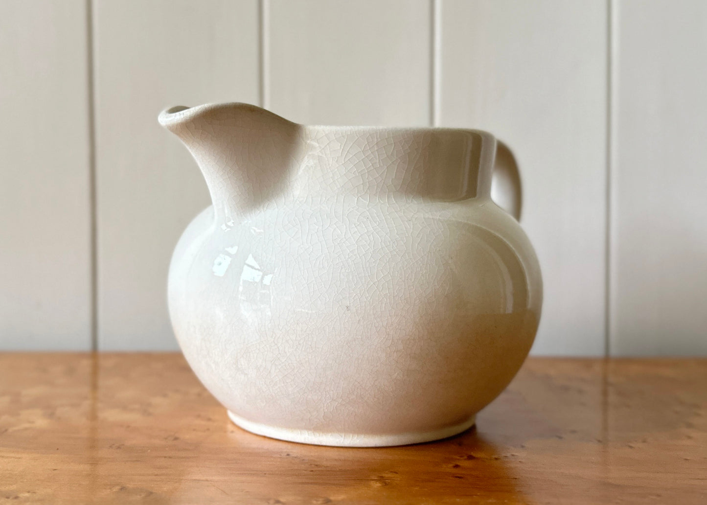 White Ironstone Jug