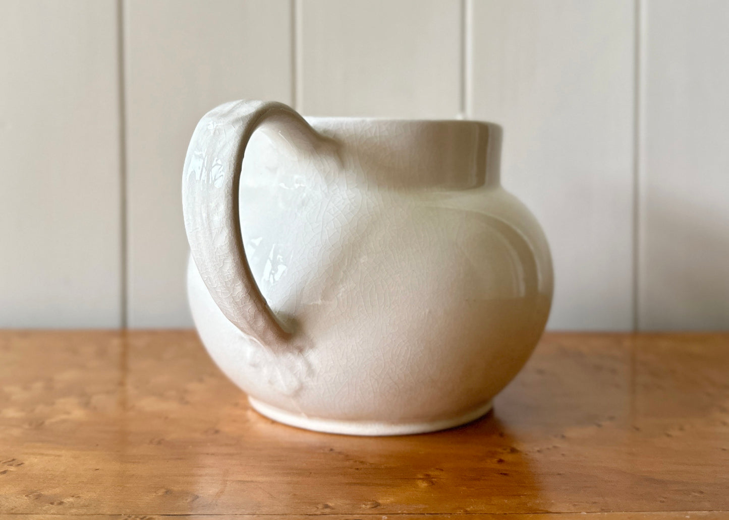 White Ironstone Jug