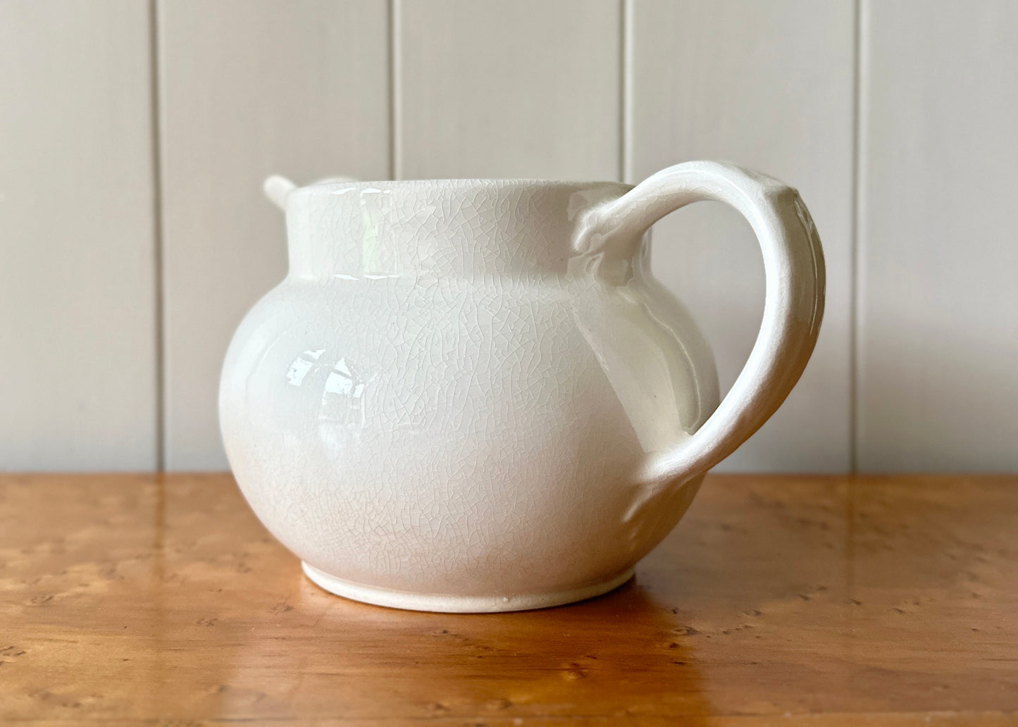 White Ironstone Jug