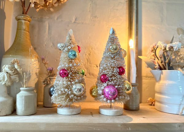 Vintage Bottle Brush Tree