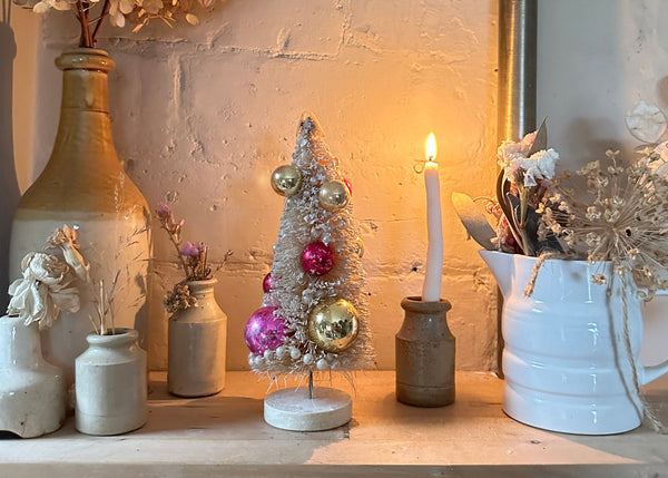 Vintage Bottle Brush Tree