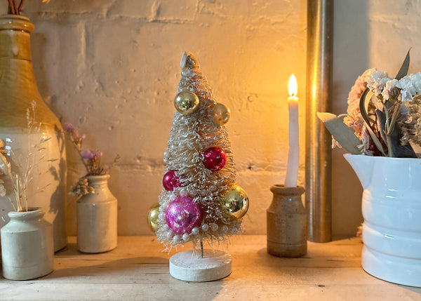 Vintage Bottle Brush Tree