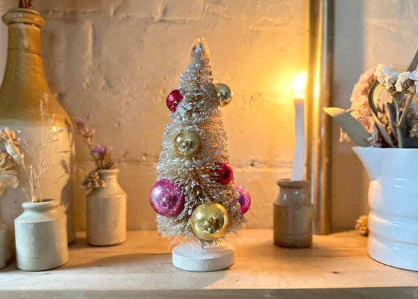 Vintage Bottle Brush Tree