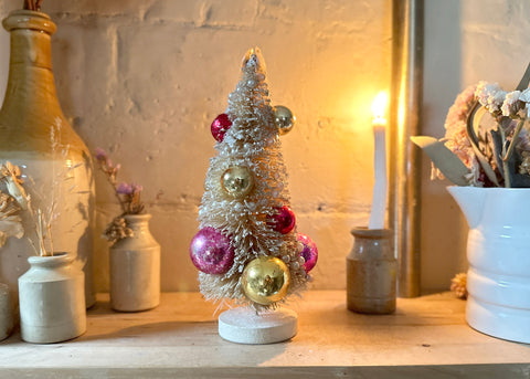 Vintage Bottle Brush Tree