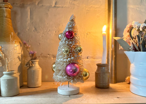 Vintage Bottle Brush Tree