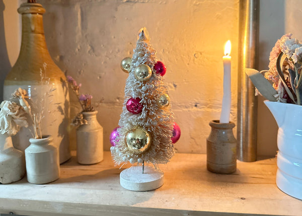 Vintage Bottle Brush Tree