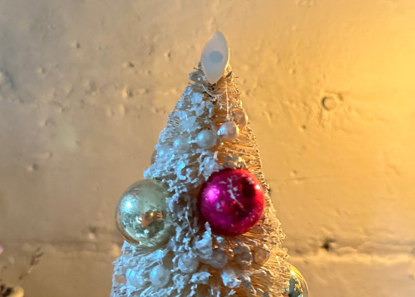 Vintage Bottle Brush Tree