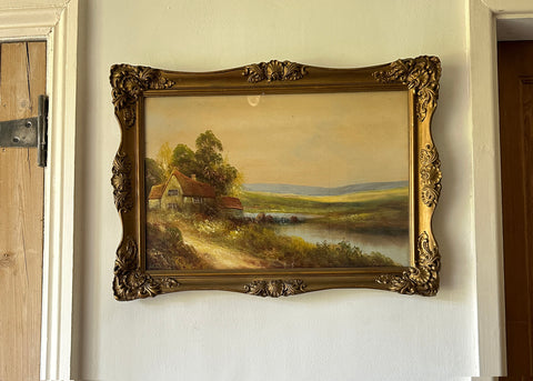Framed Oil Painting, Signed George Jennings