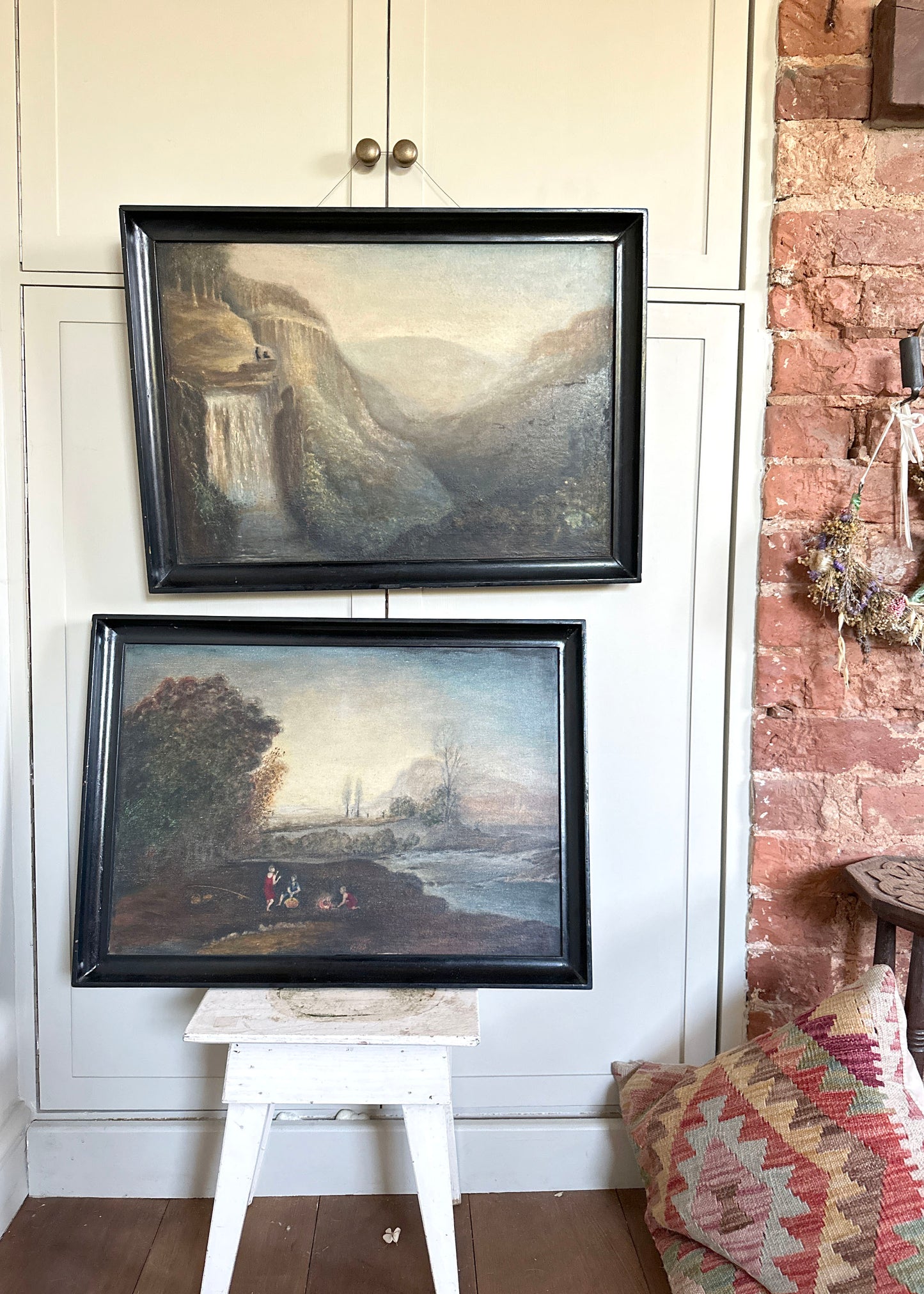 Pair of Framed Landscape Paintings