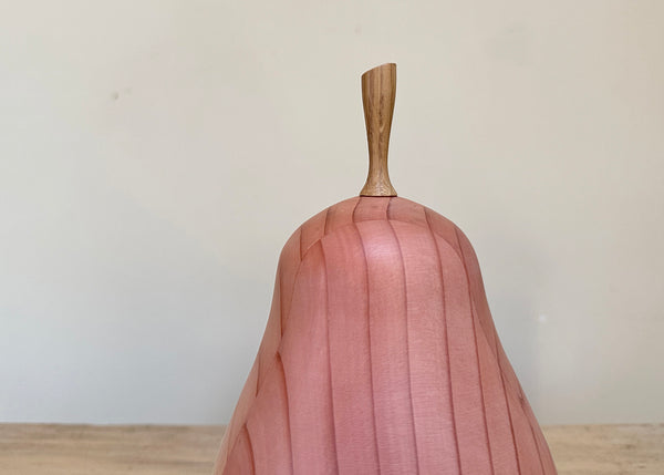 Hand Turned Pear Sculpture