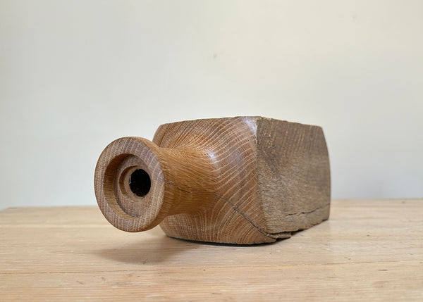 Hand Turned Oak Bottle- Made by Alan