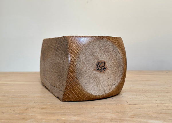 Hand Turned Oak Bottle- Made by Alan