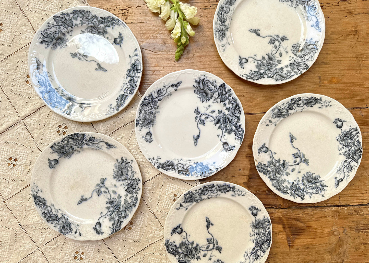 x6 Antique Side Plates